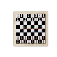 Настенная игра «2 в 1 Шашки + шахматы»